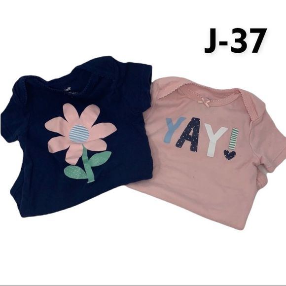 Carter's Other - Girls Carter’s 9 Months Onsies Set of 2